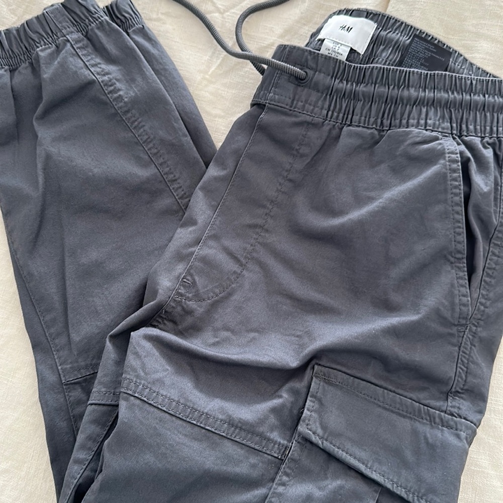 H&M Cargo Pants, S - Gray